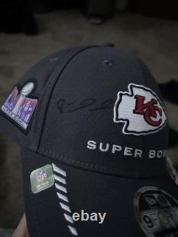 Patrick Mahomes Signed Super Bowl Sideline New Era Brand new Hat