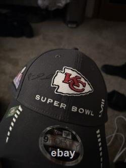 Patrick Mahomes Signed Super Bowl Sideline New Era Brand new Hat
