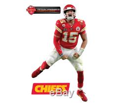 Patrick Mahomes Super Bowl LIV MVP Life-Size Chiefs Decal NFL Fathead with11 Decal