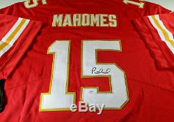 Patrick Mahomes / Super Bowl Mvp / Autographed Chiefs Pro Style Jersey / Coa