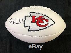 Patrick Mahomes / Superbowl Mvp / Autographed Chiefs White Panel Football / Coa