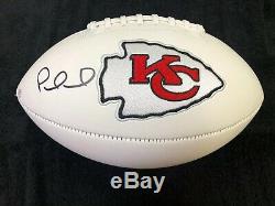 Patrick Mahomes / Superbowl Mvp / Autographed Chiefs White Panel Football / Coa