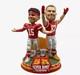 Patrick Mahomes & Travis Kelce Chiefs 3x Super Bowl Champs Dual Bobblehead Foco