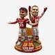 Patrick Mahomes Travis Kelce Kansas City Chiefs 3x Super Bowl Champs Bobblehead