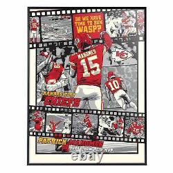 Phenom Gallery Kansas City Chiefs Super Bowl LIV Legendary Moments Deluxe Framed