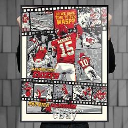 Phenom Gallery Kansas City Chiefs Super Bowl LIV Legendary Moments Deluxe Framed