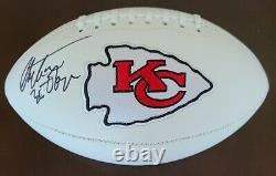 RARE Christian Okoye Signed Auto Chiefs Super Bowl LIV Football JSA Witnessed