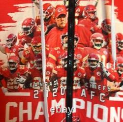 RARE Kansas City Chiefs Hoodie Zip Jacket NFL Superbowl 2020 Mahomes Kelce XL