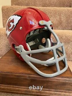 RK Vintage Style Kansas City Chiefs Football Helmet Ed Budde Super Bowl IV 4