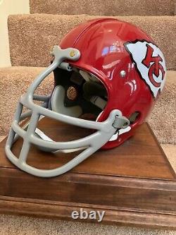RK Vintage Style Kansas City Chiefs Football Helmet Ed Budde Super Bowl IV 4