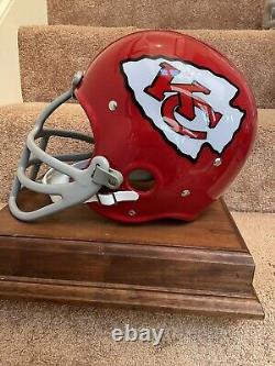 RK Vintage Style Kansas City Chiefs Football Helmet Ed Budde Super Bowl IV 4