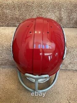 RK Vintage Style Kansas City Chiefs Football Helmet Ed Budde Super Bowl IV 4