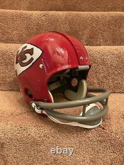 RK Vintage Style Kansas City Chiefs Football Helmet Len Dawson Super Bowl IV 4