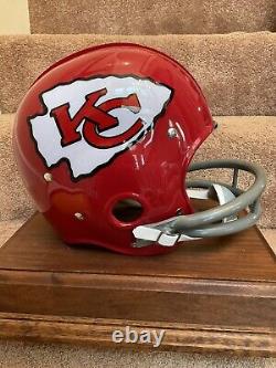 RK Vintage Style Kansas City Chiefs Football Helmet Len Dawson Super Bowl IV 4