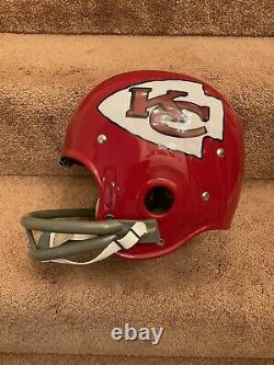 RK Vintage Style Kansas City Chiefs Football Helmet Len Dawson Super Bowl IV 4