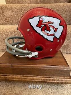 RK Vintage Style Kansas City Chiefs Football Helmet Len Dawson Super Bowl IV 4