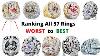Ranking All 57 Super Bowl Rings Worst To Best