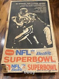 Rare 1970 Tudor NFL Super Bowl Electric Football Chiefs vs Vikings #663