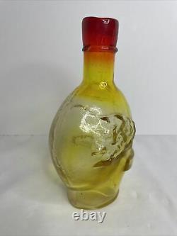 Rare Kansas City Chiefs 1970 Superbowl Decanter Made By Indiana Glass Hand Blown