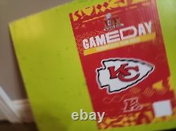 Rare Super Bowl LIX Gameday Credential Sign 24x18 Chiefs Vs Eagles New Orleans