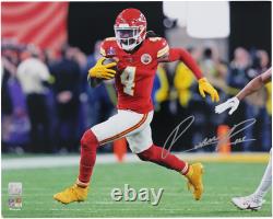 Rashee Rice Kansas City Chiefs Signed 16 x 20 Super Bowl LVIII Champs Photo