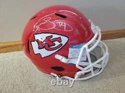 SAMMY WATKINS Autographed Chiefs Super Bowl Logo Full Size Helmet Beckett COA
