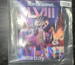 SIGNED Super Bowl LVIII 58 Official Game Program Kansas City Chiefs vs 49ers