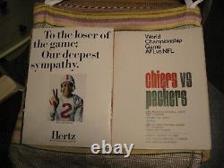 SUPER BOWL GAME PROGRAM GREEN BAY PACKERS vs. KANSAS CITY CHIEFS EXCELLENT