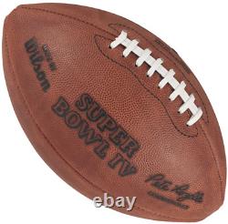 SUPER BOWL IV 4 Authentic Wilson NFL Game Football KANSAS CITY CHIEFS