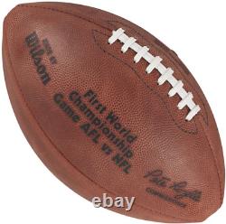 SUPER BOWL I 1 Authentic Wilson NFL Game Football KANSAS CITY CHIEFS
