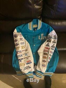 SUPER BOWL LIV 54 PATCH JACKET 100% Authentic In Hand Size XL NWT NFL KC Chiefs