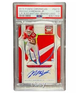 SUPER BOWL? Mecole Hardman Jr. RC /2 POP 1 Rookie Nike Swoosh RPA 2019 Panini