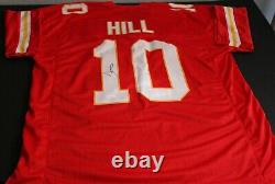 Signed football jersey by Super Bowl Champion Tyreek Hill #10 Kansas City Chiefs