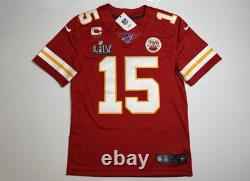 Small Patrick Mahomes Vapor Limited Jersey Super Bowl LIV 54 Stitched Chiefs