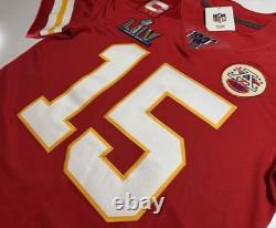 Small Patrick Mahomes Vapor Limited Jersey Super Bowl LIV 54 Stitched Chiefs