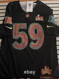 Small Super Bowl LIX 59 Vapor FUSE Limited Jersey Eagles Chiefs Authentic NWT