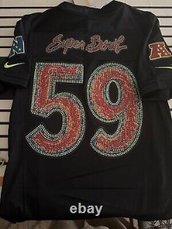 Small Super Bowl LIX 59 Vapor FUSE Limited Jersey Eagles Chiefs Authentic NWT