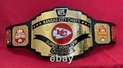Special offer Kansas City Chiefs NFL super bowl championship Title Belt4mm Brass