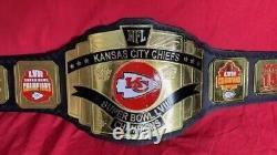 Special offer Kansas City Chiefs NFL super bowl championship Title Belt4mm Brass