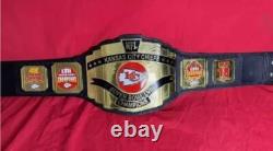 Special offer Kansas City Chiefs NFL super bowl championship Title Belt4mm Brass