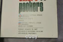 Super Bowl 1 Program (Packers, Chiefs) NFL Original