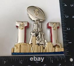 Super Bowl 51 LI Houston Texas Chief CPO Navy Challenge Coin Patriots Tom Brady