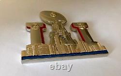 Super Bowl 51 LI Houston Texas Chief CPO Navy Challenge Coin Patriots Tom Brady