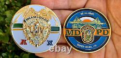 Super Bowl 54 LIV Miami Dade Police Kansas City KC Chiefs Challenge Coin Mahomes