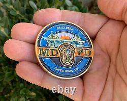 Super Bowl 54 LIV Miami Dade Police Kansas City KC Chiefs Challenge Coin Mahomes