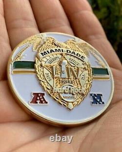 Super Bowl 54 LIV Miami Dade Police Kansas City KC Chiefs Challenge Coin Mahomes