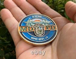 Super Bowl 54 LIV Miami Dade Police Kansas City KC Chiefs Challenge Coin Mahomes