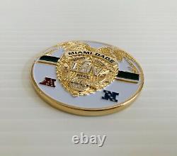 Super Bowl 54 LIV Miami Dade Police Kansas City KC Chiefs Challenge Coin Mahomes