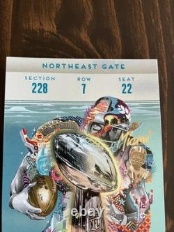 Super Bowl 54 Ticket- Authentic, Excellent Condition 31 KC 20 SF Mahomes MVP