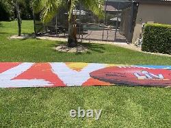 Super Bowl 55 LV 100 Ft Scrim Memorabilia Tampa Bay Banner Buccaneers Chiefs